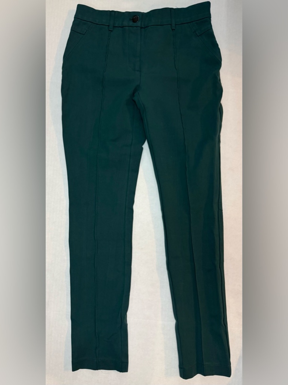 Chico's So Slimming Elyse Slim Fit Trouser-Style Pants Green Size 00